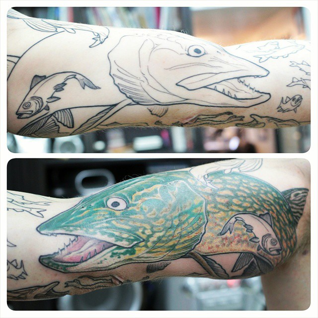 New Tattoo (fishing related) - General Discussion - Ontario Fishing  Community Home