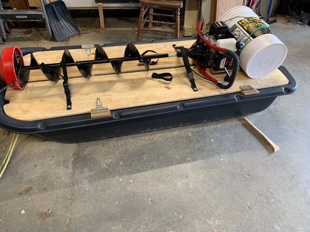 Ice fishing sled just about ready to go. - General Discussion - Ontario  Fishing Community Home